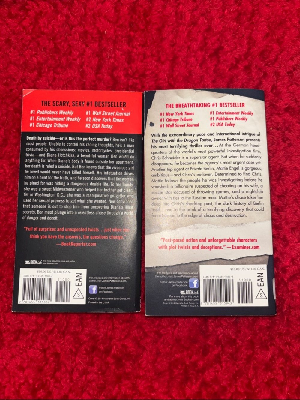 James Patterson Paperback 2 Book Bundle - Mistress & Private Berlin - - Picture 2 of 4